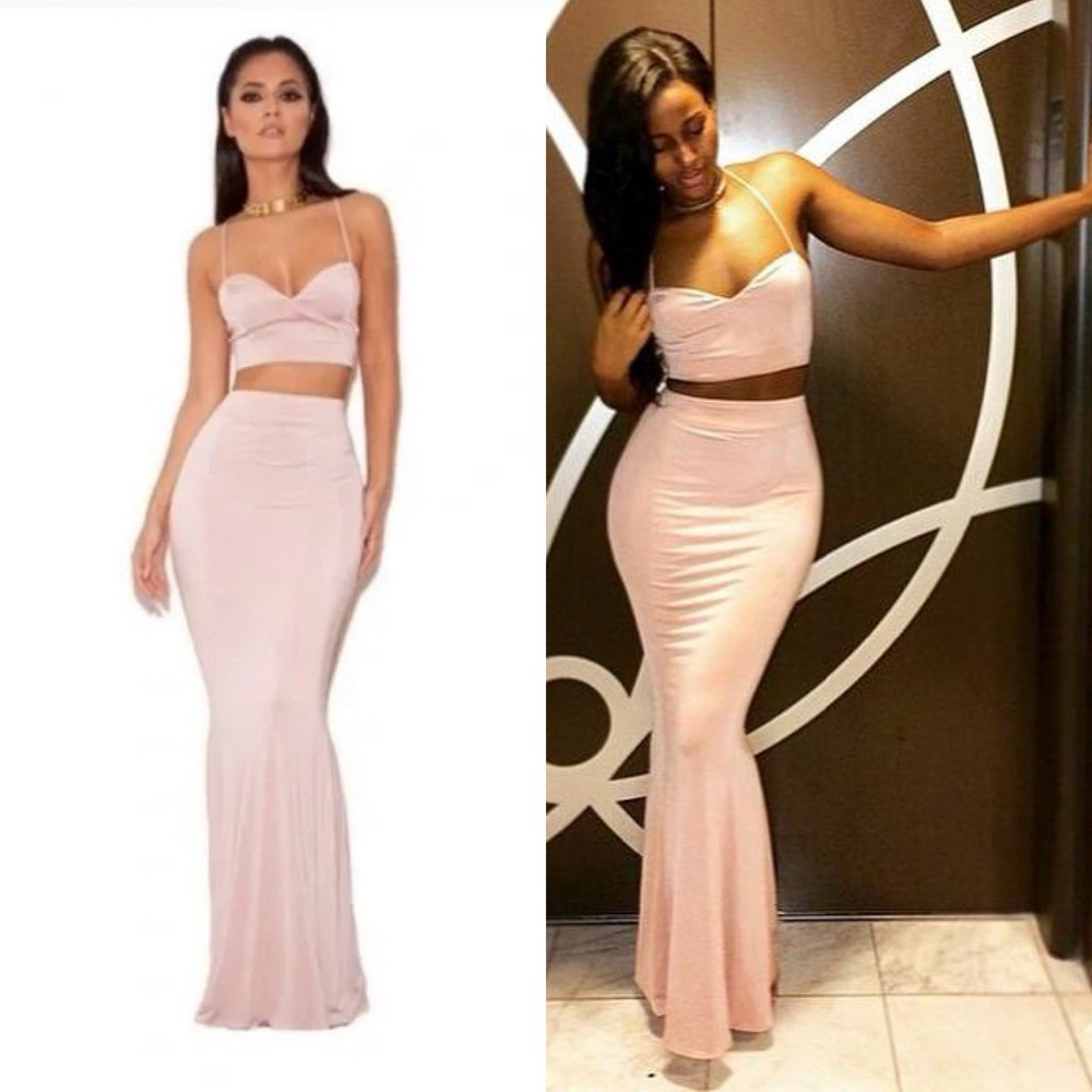 House of CB Sirena Blush Top sz M